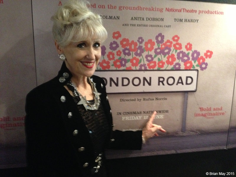 Anita Dobson - London Road premiere