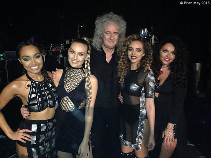 Brian with Little Mix