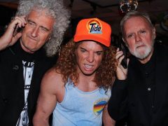 Bri, Carrottop and Roger, Vegas 3 Sep 2018 - Picture by Jeff Molitz