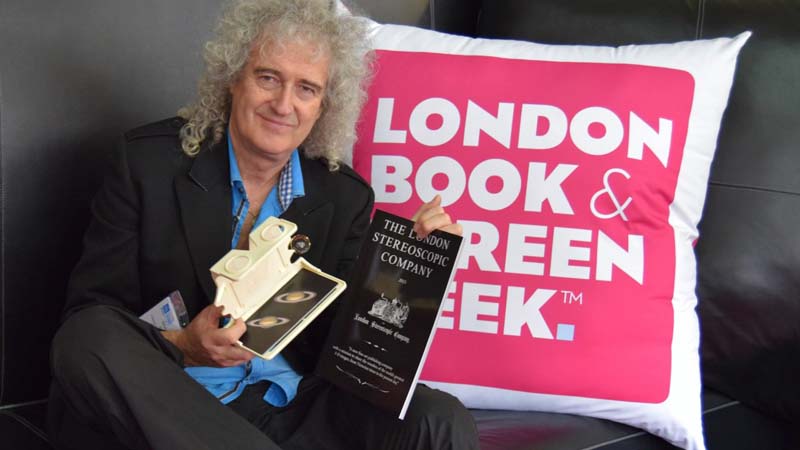 Brian May at London Book Fair