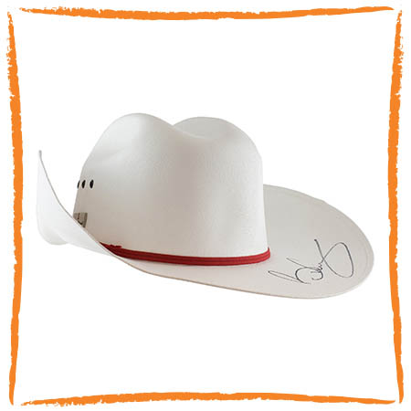 Brian May - White Smithbilt hat