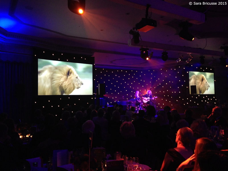 Kerry and Brian at Wildlife Ball, The Dorchester 9 October 2015
