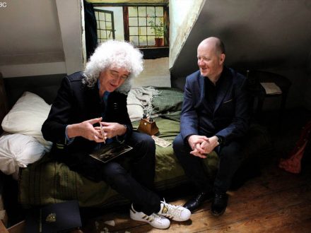 Michael Symmonds with Brian May