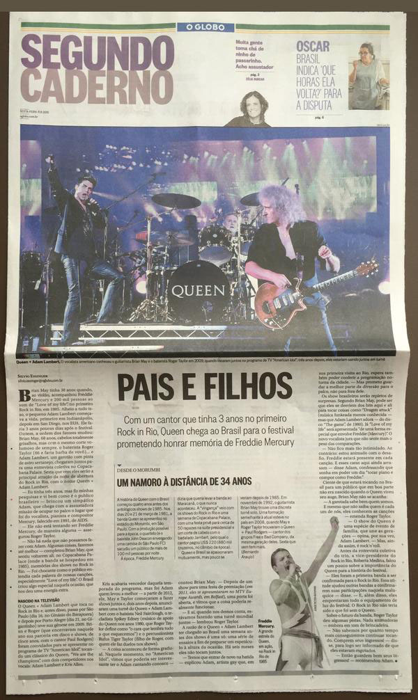 O Globo 11 September 2015