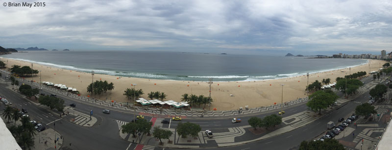Copacabana Beach panoramic