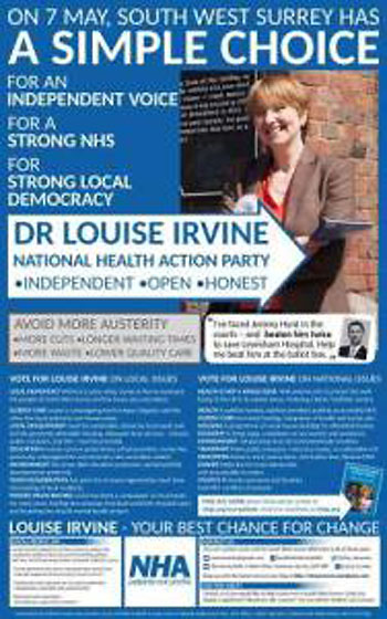 Louise Irvine poster