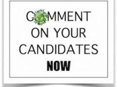 Comment on your candidates