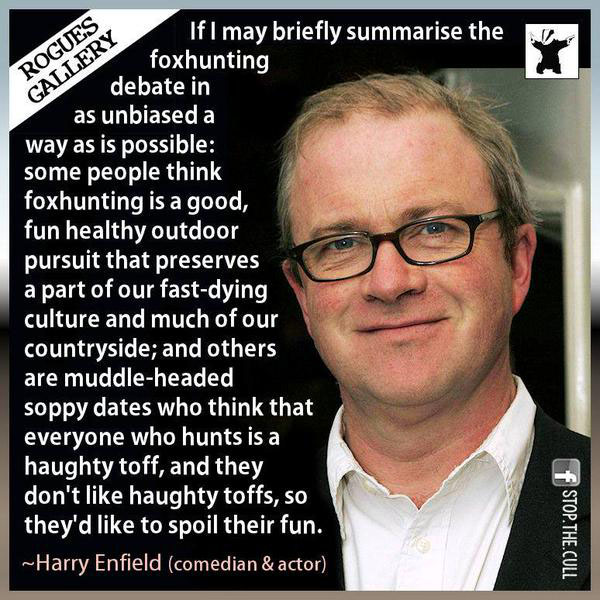 Thoughts of Harry Enfield