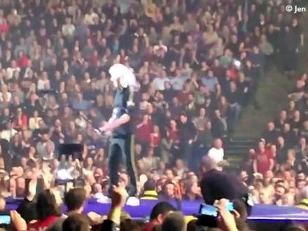 Watching Brian May's selfie sweep Manchester 21/01/2015 by Jen Tunney