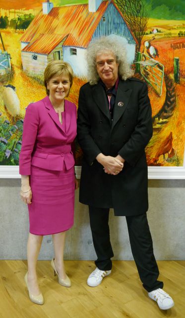 Brian May and Nicola Sturgeon" width="373" height="640" border="1"><br>         First Minister meets Brian May</p> <p>Scotland has led the way in legislation to protect wildlife and to safeguard animal welfare and recent activity has prompted a closer look at how the Scottish legislation on hunting operates in practice. The review will consider how the Protection of Wild Mammals (Scotland) Act has been meeting its aims, 13 years after the legislation was brought into force to control hunting with dogs. The First Minister has also confirmed that any breaches of the Act will be included in the wildlife crime annual report.</p>         <p>First Minister Nicola Sturgeon said:<em><br>         "It is over a decade since Scotland led the way in the UK in banning the use of dogs to kill foxes and other wild mammals and we are committed to a ban remaining in place.</em></p> <p><em>H
