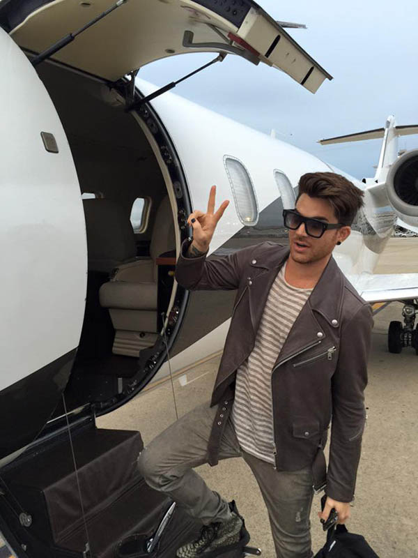 Adam jetting off to Sao Paulo