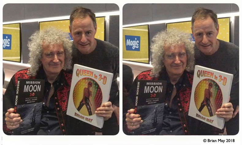 Bri and Richard Allinson with Queen In 3-D and Mission Moon 3-D