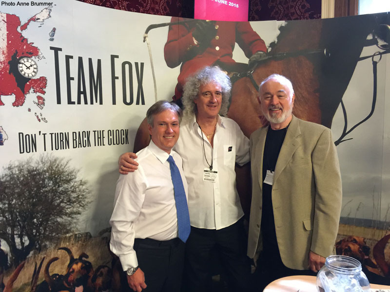 Brian May, Henry Smith and Peter Egan