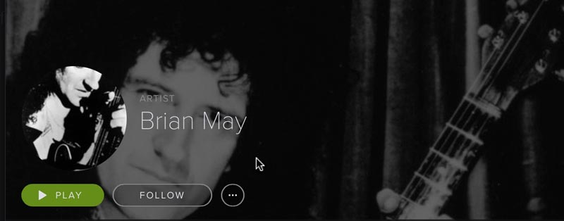 Brian May on Spoticy