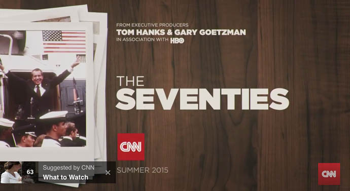 CNN "The Seventies' series