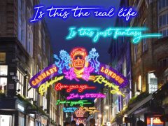 Carnaby Street "Bohemian Rhapsody" lights