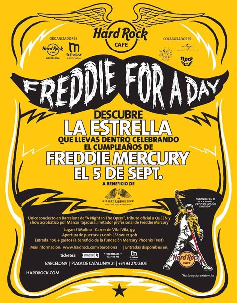 Freddie For A Day - Barcelona