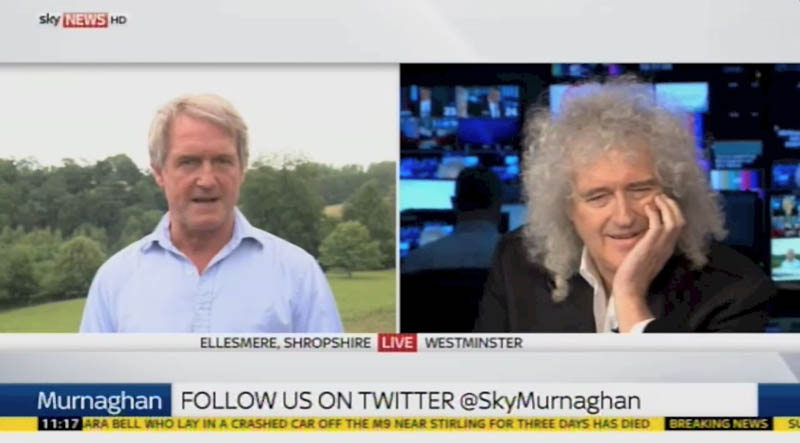 Owen Paterson and Brian May on "Murnaghan"