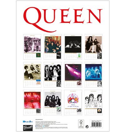 Queen Calendar 2016