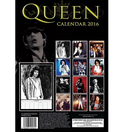 Queen 2016 Calendar by Dream