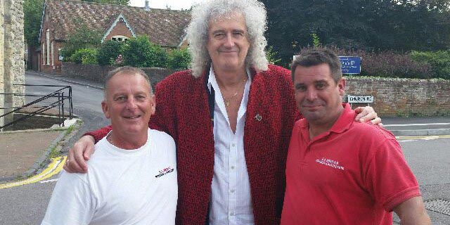 Brian May in New Romney
