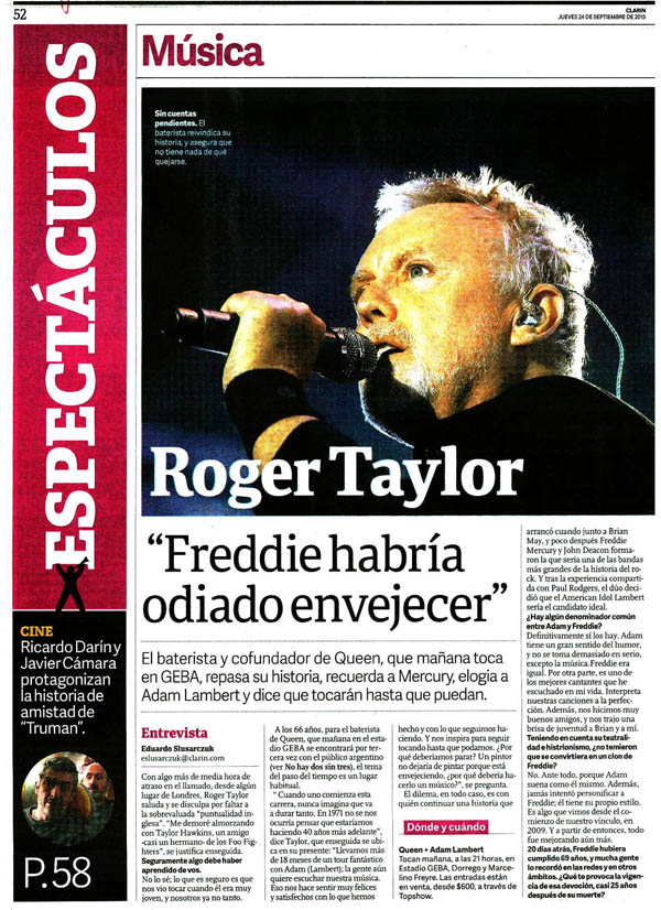 Roger Taylor article