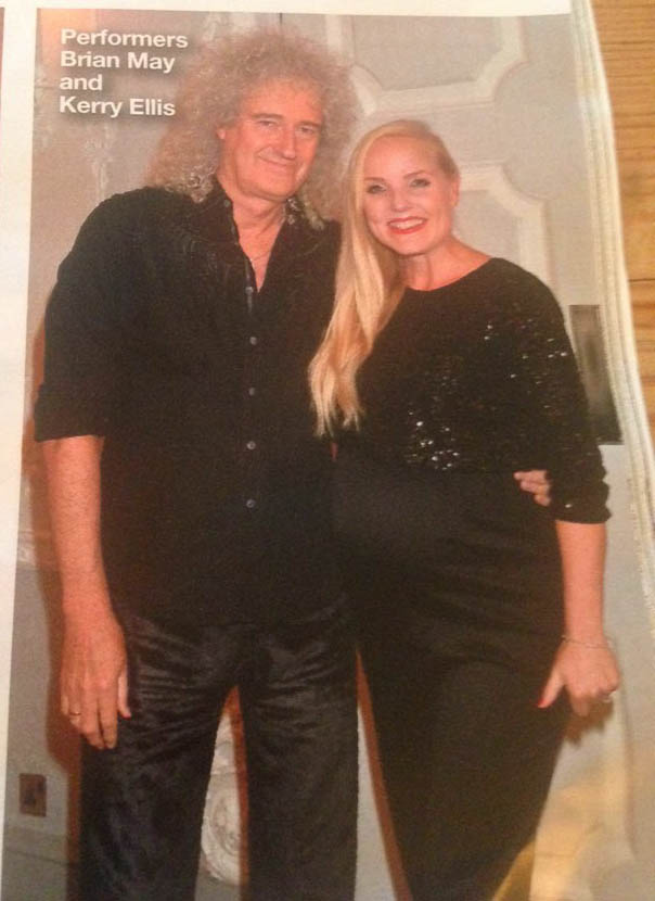 "Brian and Kerry in Hello Magazine