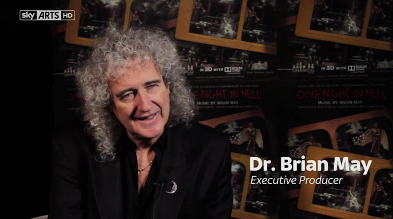 Brian May One Night In Hell - Sky Arts
