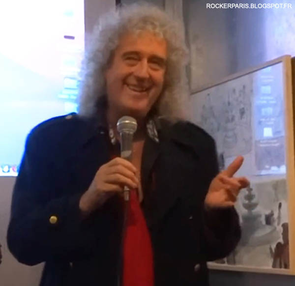 Brian May at Monte-en-Aire book-signing