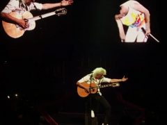 Brian acknowledges Freddie in concert by Helen Bovill