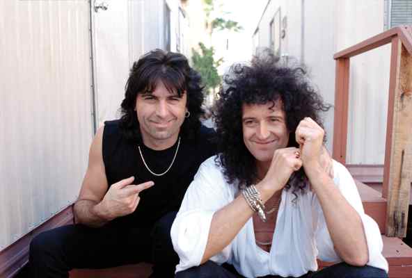 Cozy Powell and Brian May
