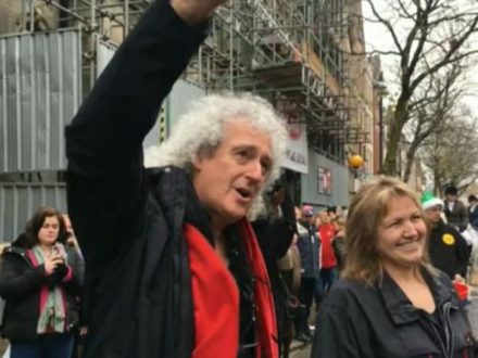 Brian May at Cardiff Clean Boot Hunt