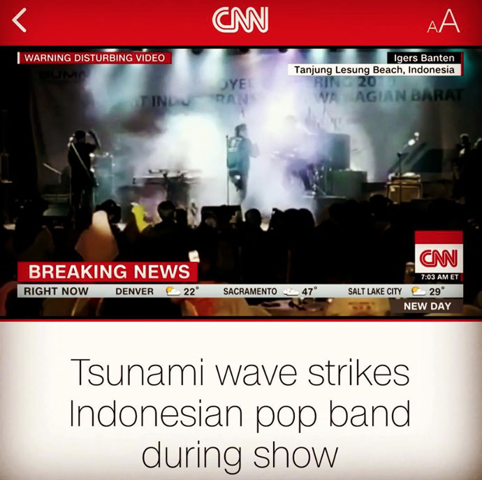 CNN Tsunami report