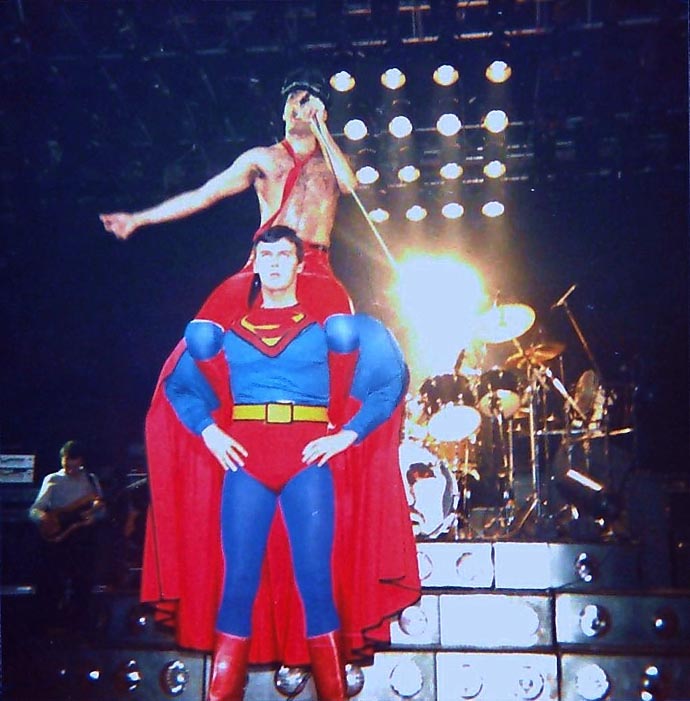 Freddie and Superman 14 Dec 1979 Rainbow Theatre