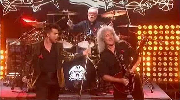 Queen and Adam Lambert Rock Big Ben