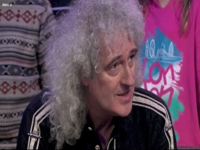 Brian May talks to Sir Patrick Moore on 'Back To Earth'