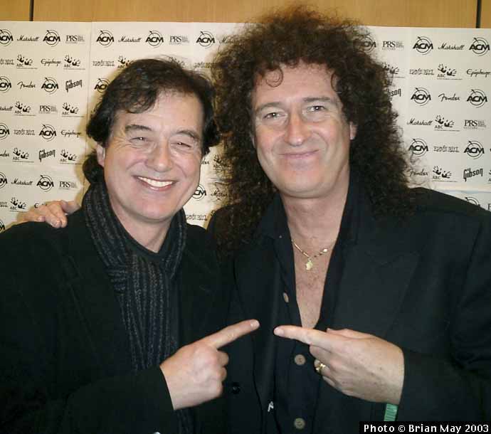 Brian May and Jimmy Page - Riffathon 2003