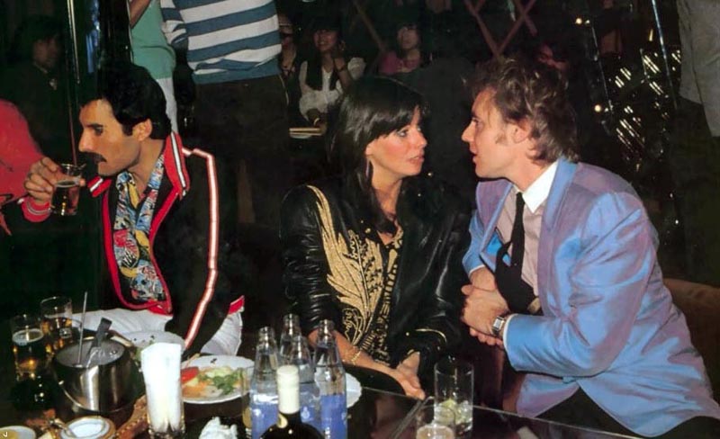 Freddie, Dominique Beyrand and Roger Taylor