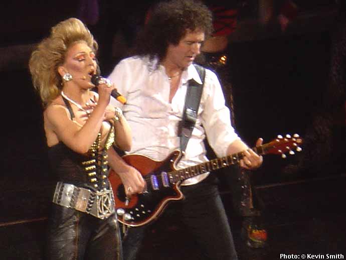 Mazz Murray and Brian May