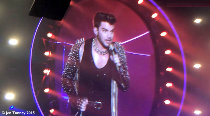 Adam Lambert toasts Freddie - Liverpool 2015 by Jen Tunney