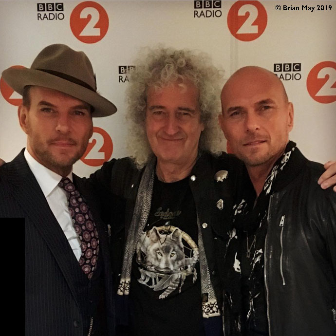 Bri and Bros at BBC Radio 2