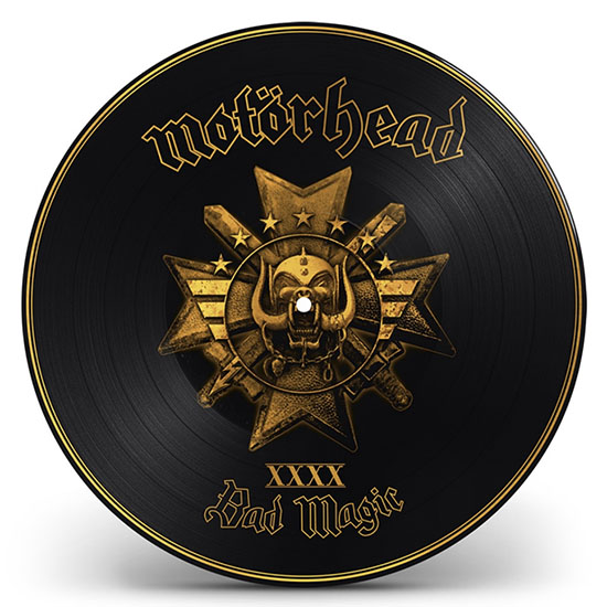 `motorhead Bad Magic gold rim picture disc