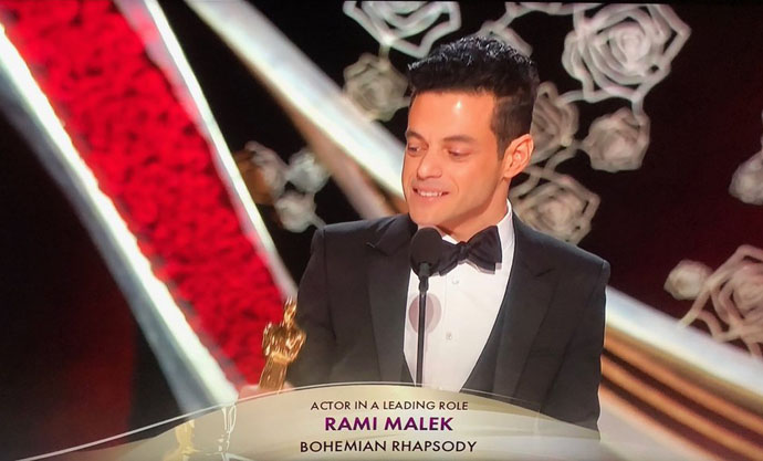 Rami Malek - Best Actor in a Leading Role - Bohemian Rhapsody