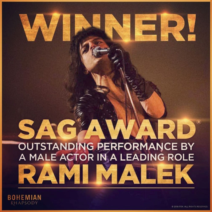 Rami Malek - WINNER SAG Awards Actor