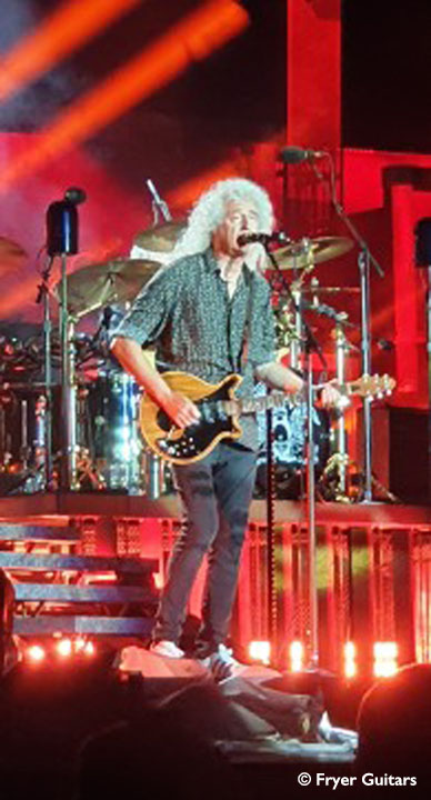 Brian May playing Greorge Burhs, Sydney 15 Feb 2020 © Fryer Guitars