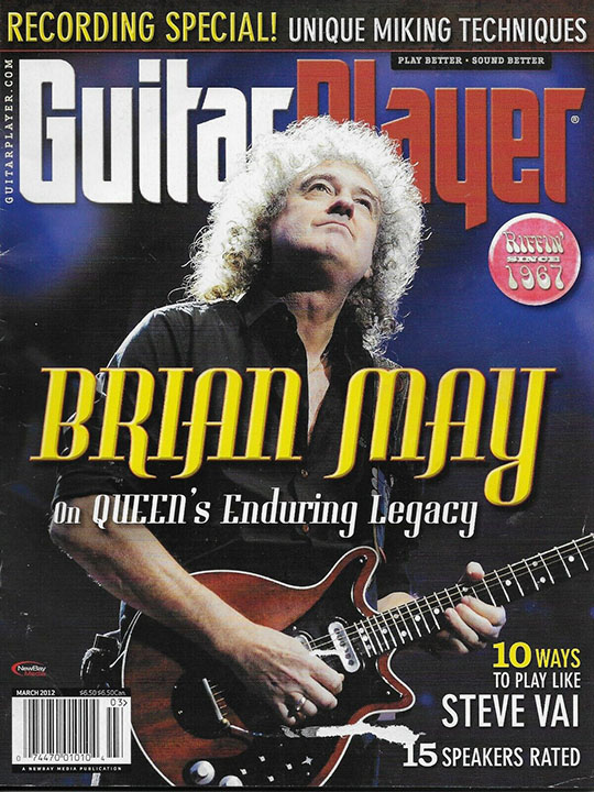 Guitar Player Magazine cover March 2012