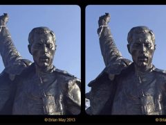 Freddie statue close-up