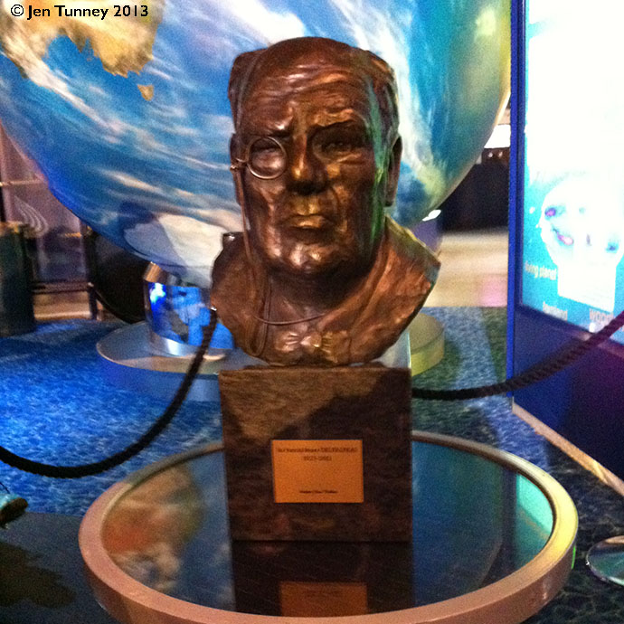 Sir Patrick Moore, Bronze Bust, National Space Centre, Leicester