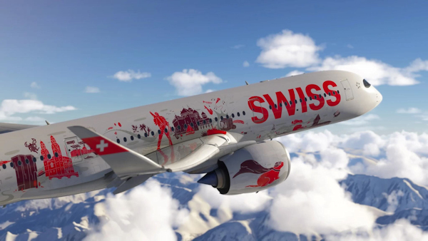 Swiss Airlines fly Freddie Mercury