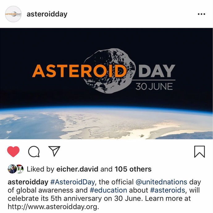 Asteroid Day posting